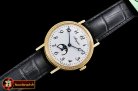 Breguet Classique MoonPhase Diam YG/LE White MY9015 Mod