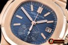 PP0199A - 5980 Nautilis Chrono RG/RG Blue BP A-7750