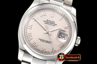 Rolex DateJust 36mm Oyst Dm 904L SS/SS L.Grey/Rmn GMF SA3135