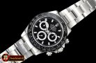 Rolex Daytona 116500LN SS/SS Black ARF Asia 4130 Mod
