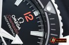 Omega Planet Ocean 45mm Chrono SS/RU Blk/O BP A7750 Mod9300