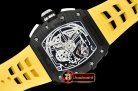 Richard Mille RM011-03 Flyback Chrono FC/RU (Yellow) KVF A7750 Mod