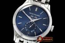 Patek Philippe Complication GMT Moonphase 5396G SS/SS Blue MY9015