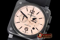Bell & Ross BR03-94 Desert Type Chronograph PVD/RU Beige Asia 7750