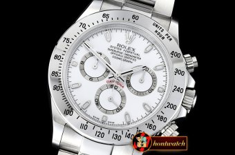 Rolex Daytona 116520 904L SS/SS Wht GMF Asia 7750 A4130