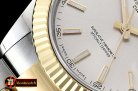 Rolex Datejust II DJ2 41mm Oyt Flt YG/SS Silver Stk BP Asia 2813