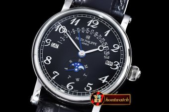 Patek Philippe Grand Comp Pert. Cal. RetroG 5159 SS/LE Black Asi