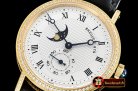 BRE083B - Classique MoonPhase Ref.3300 Diam YG/LE Wht MY9015 Mod