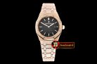 Audemars Piguet Royal Oak 33mm Frosted RG/RG Black JHF V2 Swiss Qtz