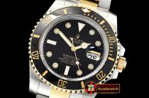 Rolex Submariner 116613 Cer YG/SS Blk Diam GMF Asia 3135