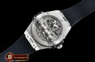 Hublot Big Bang MP-11 Stainless SS/RU Silv Wht Quartz