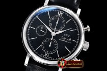 IWC Portofino Chrono IW391001 SS/LE Black ZK Asia 7750