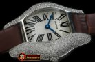 CAR0335A - Tortue De Cartier SS/LE White Swiss Quartz