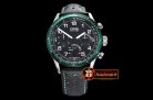 Oris Calobra Chronograph Ltd Ed Green SS/LE Blk Jap Qtz