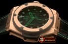 HUB0320B - King Power Green PVD/LE Black A-7750