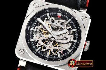 BELL & ROSS BR03-92 Aero GT SS/LE Skeletonal Stainless Miyota 9015