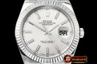 Rolex Datejust II DJ2 41mm Oyst Flt 904L SS/SS Silver/Stk ARF Asia 2824