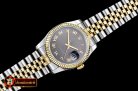 Rolex Datejust DJ 36mm Jub Flt YG/SS Dark Grey Rmn BP A3135 Mod