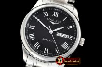 Longines Master Collection DayDate SS/SS LGF Black/Roman A2836