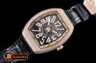 Franck Muller Vanguard Mens V45 Glacier Diams RG/LE/RU Grey ABF A2824