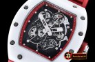 Replica Richard Mille RM055 Bubba Watson White Cer Red CER/VRU C