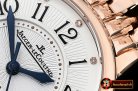 Jaeger Le Coultre Rendez-Vous Day/Night RG/RG White Diam MY9015 Mod