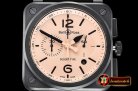 Bell & Ross BR03-94 Desert Type Chronograph PVD/RU Beige Asia 7750