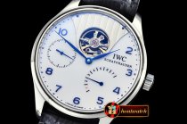 IWC Portugese Mystere Tourbillon SS/LE Wht/Blue Asia 21J