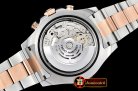 Rolex YachtMaster 116681 Blue RG/SS White JF Asia 7750 Mod