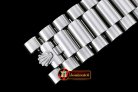 Rolex DayDate 40mm Flt SS/SS Pearl Wht Roman BP Swiss 2836