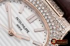 Patek Philippe Nautilus Mens 40mm Diams RG/LE White Sticks V2 MY9015