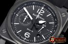 Bell & Ross BR03-94 Chronograph PVD/RU Black Asia 7750