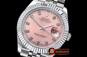 Rolex Datejust II DJ2 41mm Jub Flt SS/SS Rose Gold Diams BP A323
