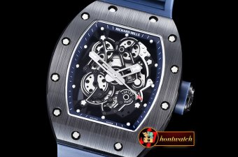 RM090D - RM055 Bubba Watson Tourbillon CER/VRU Blue Custom Movt