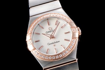 OMEGA CONSTELLATION 123.25.27.60.55.001 27MM 1376F QZ OM013