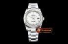 Rolex Datejust Man DJ 36mm Oyst Fluted SS/SS Wht Roman ARF A3135