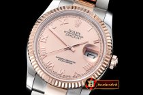 Rolex Datejust Man DJ 36mm Oyst Flt RG/SS (Wrap) Rose Gold BP A3