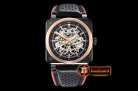 Bell & Ross BR03-92 42mm Aero GT PVD/RG/LE Black Skele MY9015