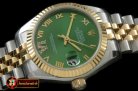 RMDJ203A - SS/YG Jubilee Green Roman Asia 2836