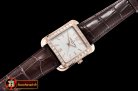 VACH. CONSTANTINE Toledo 1951 Bag. Diams RG/LE White/Stk/Num Miyota 9015