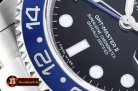Rolex GMT II Blue/Black SS/SS Black BP A3186 Mod