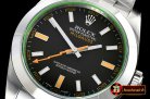 Rolex Milgauss Black 116400M SS/SS Black ARF Asia 2836