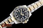 Rolex GMT II Ref.116713 YG/SS Black BP A3186 Mod