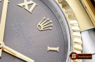 Rolex Datejust DJ 36mm Oyst Flt YG/SS Dark Grey Roman BP A3135 M