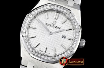 Audemars Piguet Royal Oak Ladies 33mm SS/SS Wht Diams JF Swiss E