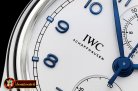 IWC Portuguese Chrono Classic IW390404 SS/LE W/B ZF A7750