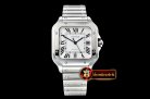 Cartier Santos De Cartier 2018 Mens XL SS/SS Wht GF Ult MY9015