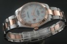 Best Replica Rolex Datejust II SS/RG Oyster Fluted M-White Roman