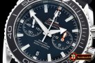 Replica Omega Planet Ocean 45mm Chrono SS/RU Black BP A7750 Mod9