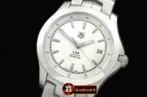 Replica Tag Heuer Link Automatic SS/SS White Asian 2824
